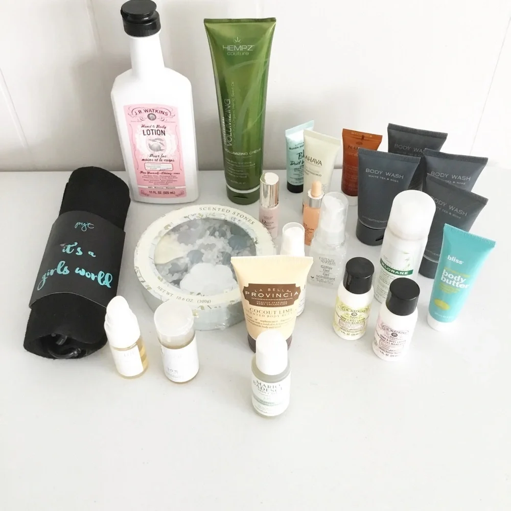 Huge Body Care Lot Mini Flat Iron Lotion Serum